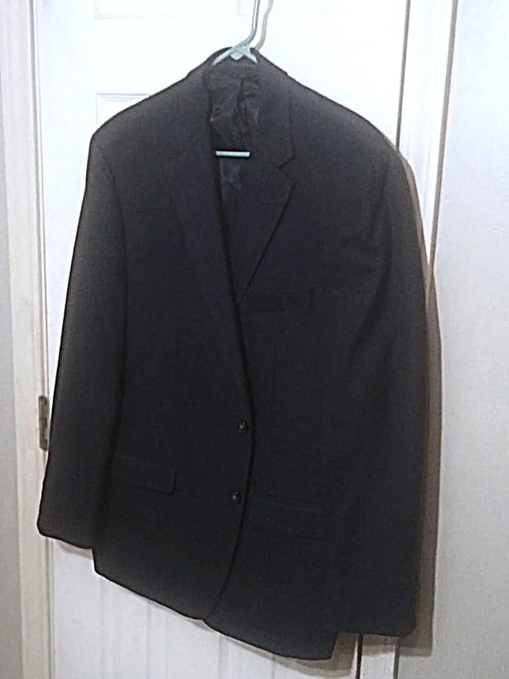 Chaps Men Grayish Blue Blazer    Jacket Size 46 Regular